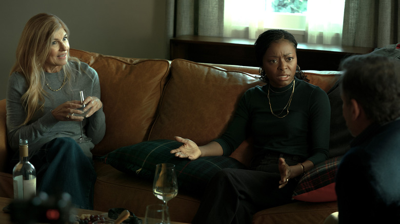 Connie Britton, Danielle Deadwyler and Steve Carell in Rooster Season 1, Episode 5