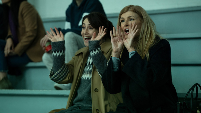 Charly Clive and Connie Britton in Rooster Season 1, Episode 5