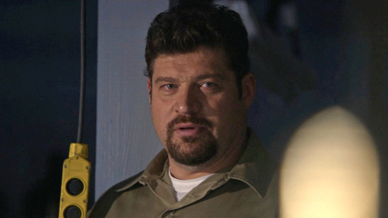 Steve stares at someone offscreen in "Criminal Minds" (2005-present)