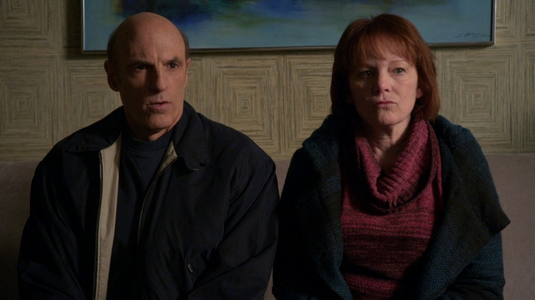 Alan sitting next to Judith in "Criminal Minds" (2005-present)