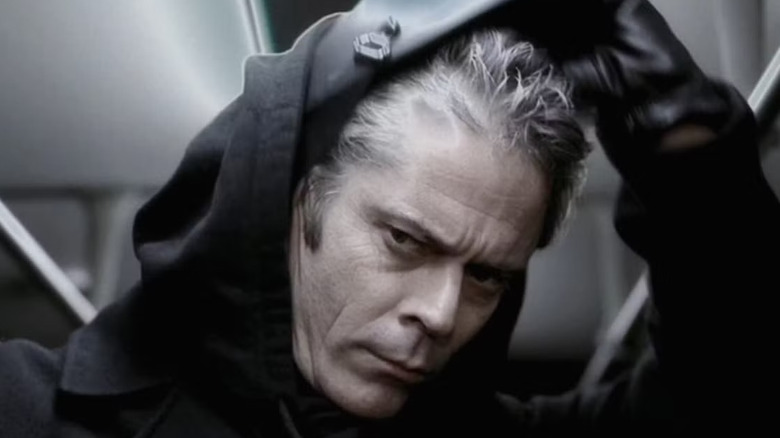 C. Thomas Howell as George Foyet, unmasking himself as the Reaper on Criminal Minds.