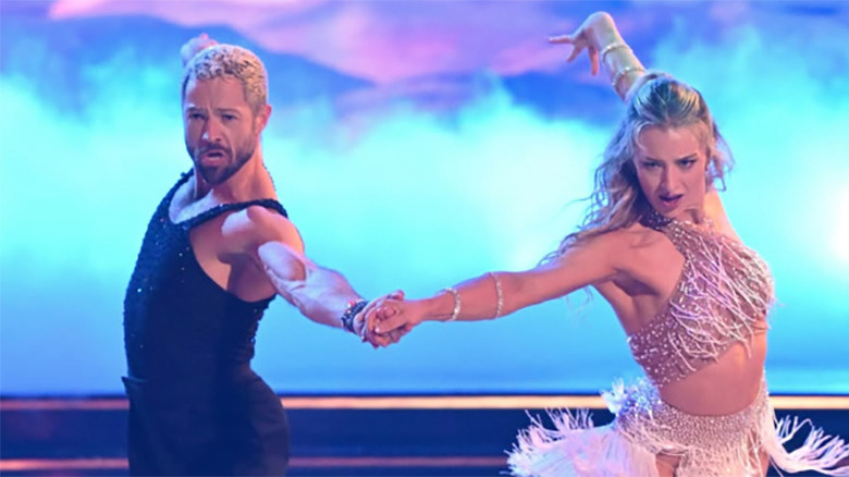 Amber Glenn and Pasha Pashkov on the Dancing With the Stars Season 35 premiere
