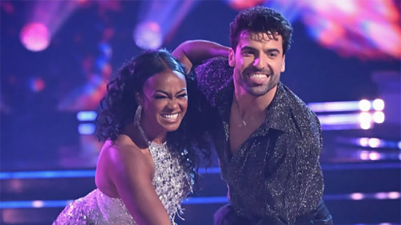 Tatyana Ali and Jan Ravnik on the Dancing With the Stars Season 35 premiere