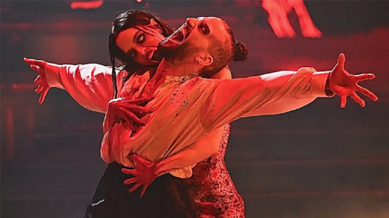 Maura Higgins and Mark Ballas on Dancing With the Stars Season 35 Week 7