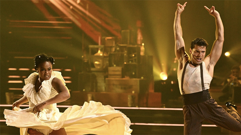 Tatyana Ali and Jan Ravnik on Dancing With the Stars Season 35 Week 7
