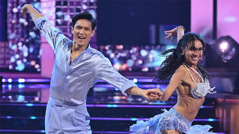 Harry Shum Jr. and Jenna Johnson on the Dancing With the Stars Season 35 premiere