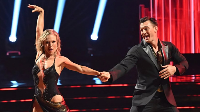 Tyler Cameron and Sharna Burgess on the Dancing With the Stars Season 35 premiere