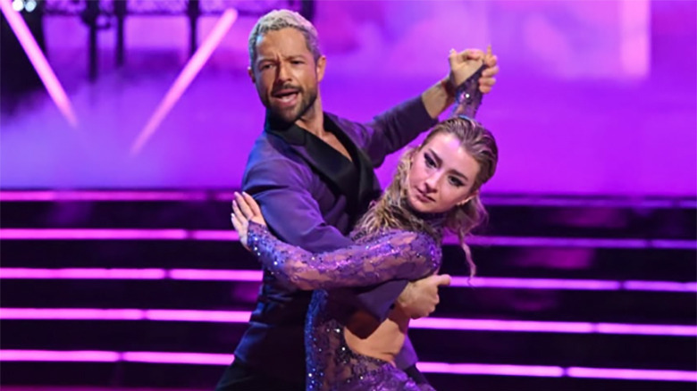 Amber Glenn and Pasha Pashkov on Dancing With the Stars Season 35 Week 2