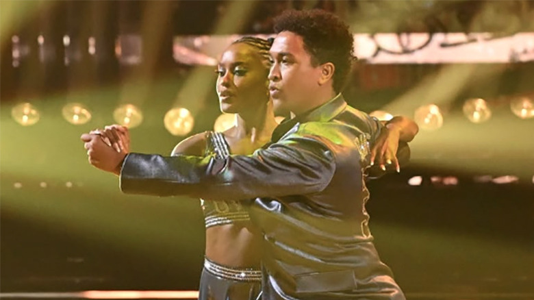Ciara Miller and Brandon Armstrong on Dancing With the Stars Season 35 Week 2