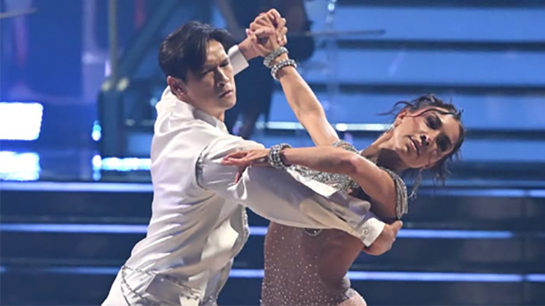 Harry Shum Jr. and Jenna Johnson on Dancing With the Stars Season 35 Week 2
