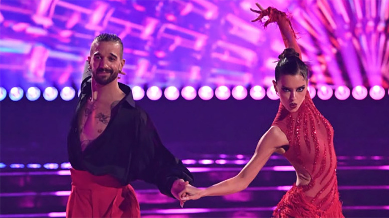 Maura Higgins and Mark Ballas on Dancing With the Stars Season 35 Week 2