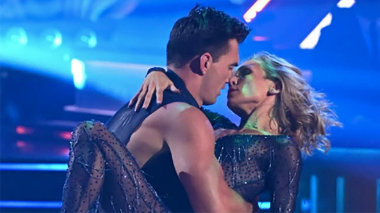 Tyler Cameron and Sharna Burgess on Dancing With the Stars Season 35 Week 2