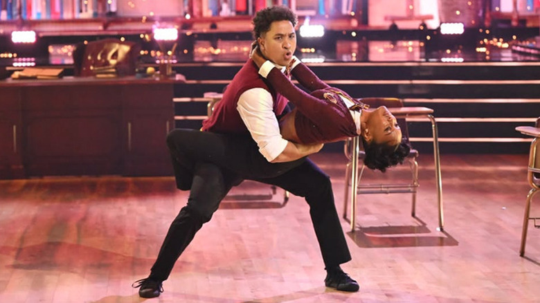 Ciara Miller and Brandon Armstrong on Dancing With the Stars Season 35 Week 4