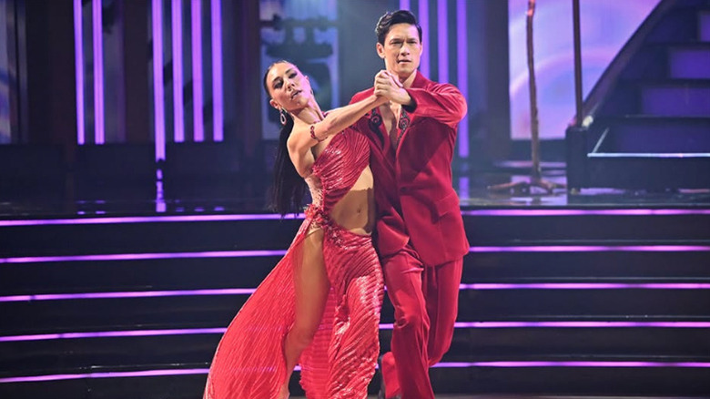 Harry Shum Jr. and Jenna Johnson on Dancing With the Stars Season 35 Week 4