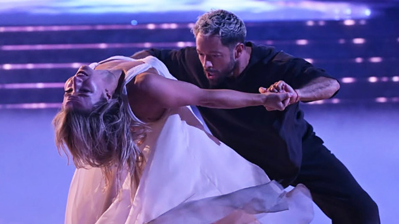 Amber Glenn and Pasha Pashkov on Dancing With the Stars Season 35 Week 6
