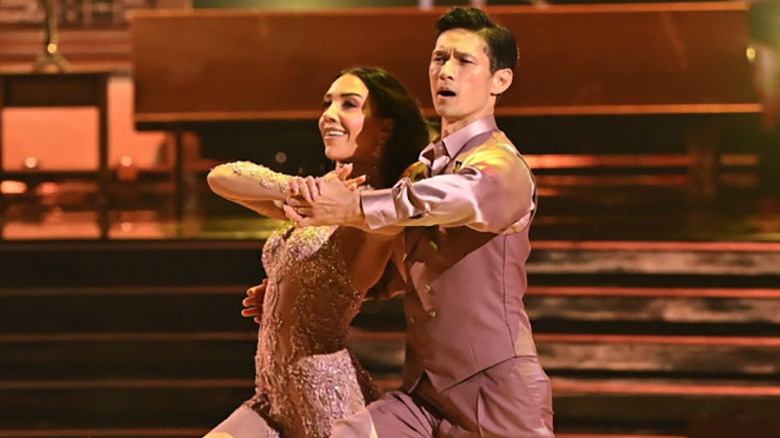 Harry Shum Jr. and Jenna Johnson on Dancing With the Stars Season 35 Week 6