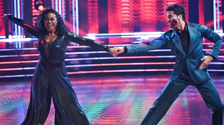 Tatyana Ali and Jan Ravnik on Dancing With the Stars Season 35 Week 3