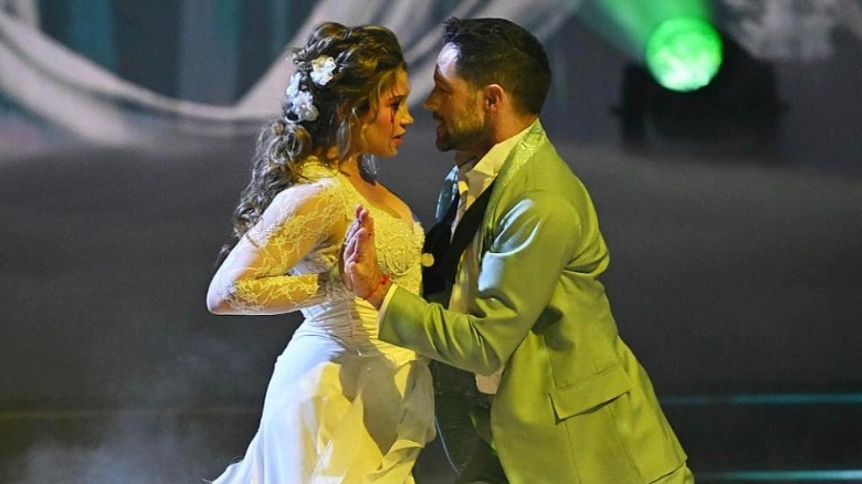 DWTS Danielle Fishel Pasha Pashkov Halloween