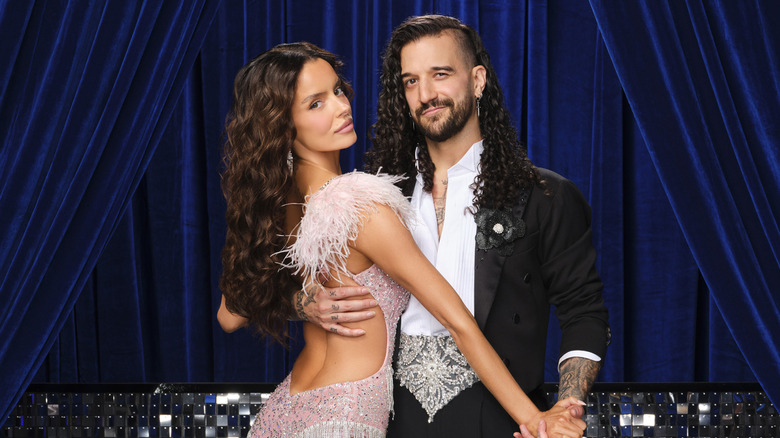 Maura Higgins and Mark Ballas