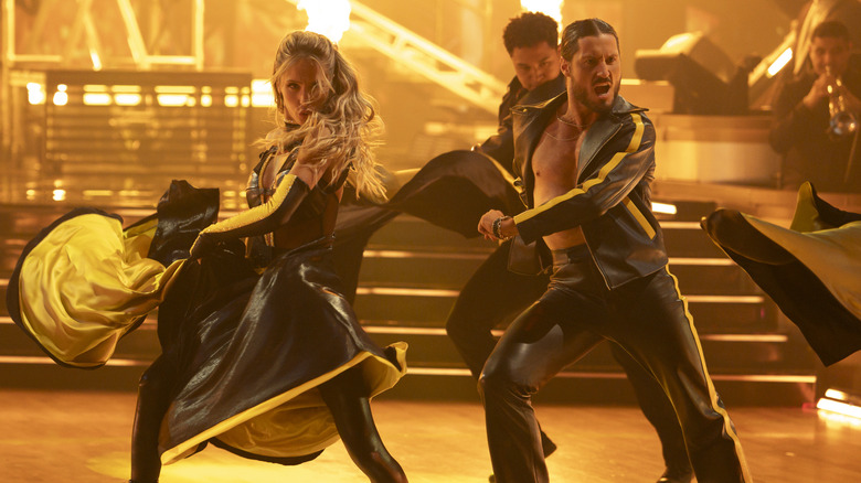 Alix Earle and Val Chmerkovskiy compete on Dancing With the Stars Season 34