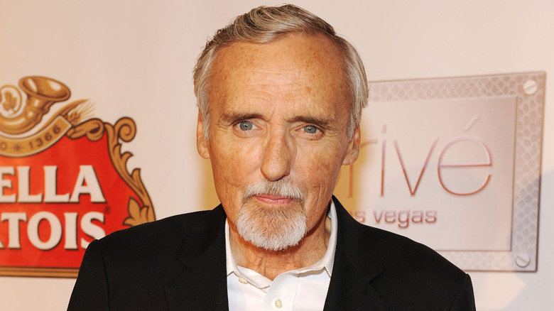 Dennis Hopper on the red carpet