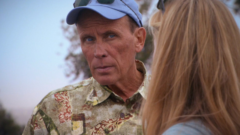 Peter Weller as Stan Liddy, talking to Lumen in Dexter.