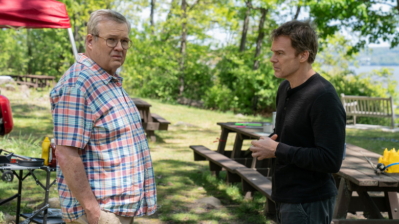 Dexter: Resurrection's Eric Stonestreet and Michael C. Hall