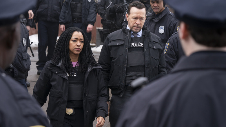 Sonequa Martin-Green as Lena Silver and Donnie Wahlberg as Danny Reagan