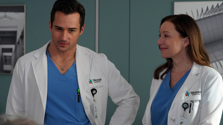 Dr. Jake Heller and Dr. Amy Larsen in Doc Season 2 finale