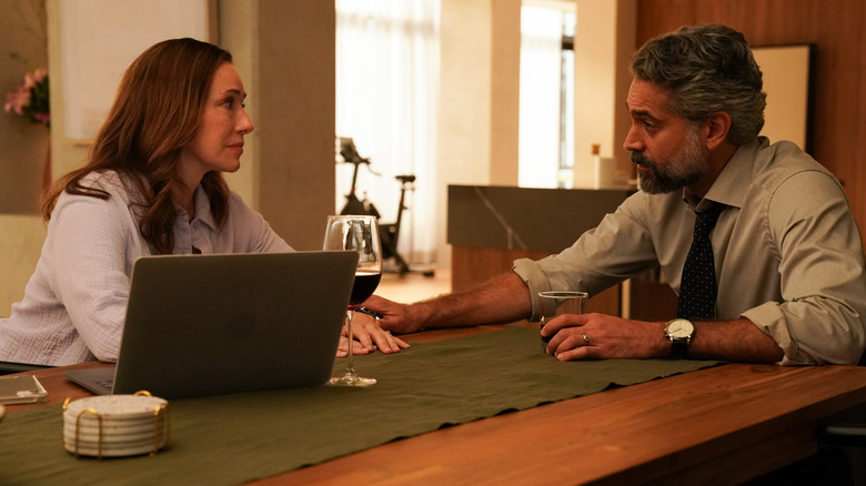 Molly Parker and Omar Metwally as Amy Larsen and Michael Hamda in Doc Season 2