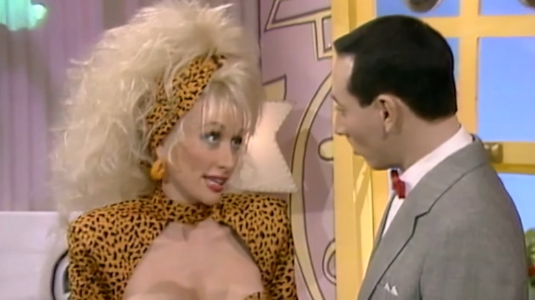 Dolly Parton and Pee-wee Herman on "Dolly"
