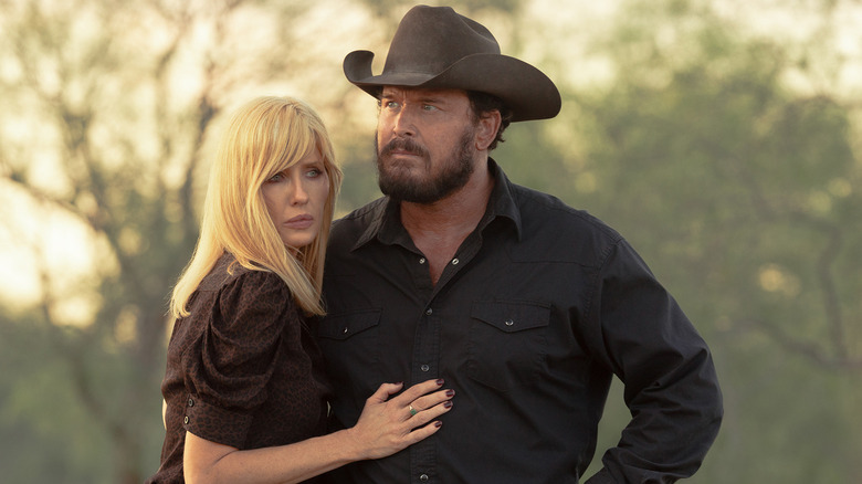 Rip and Beth on Dutton Ranch