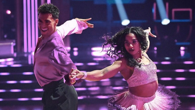 Jordan Chiles Ezra Sosa DWTS Quarterfinals Cha Cha