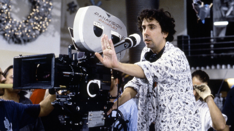 Tim Burton in the '90's while shooting "Batman Returns"