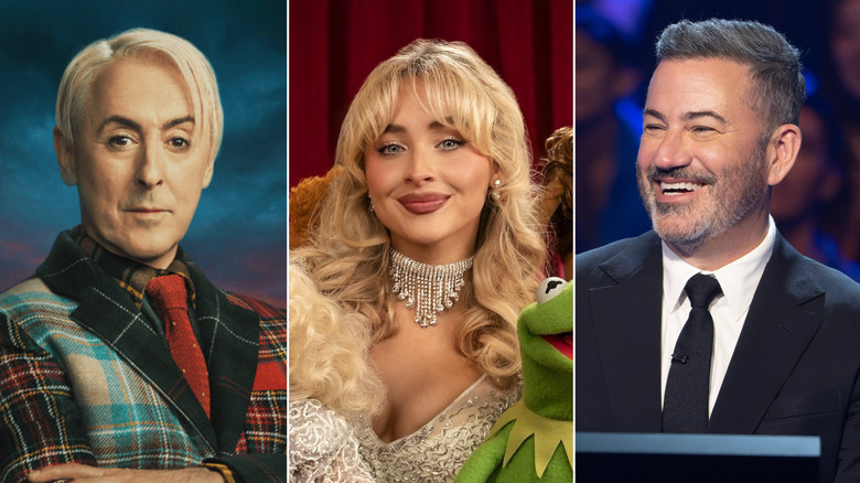 Alan Cumming, Sabrina Carpenter & Jimmy Kimmel