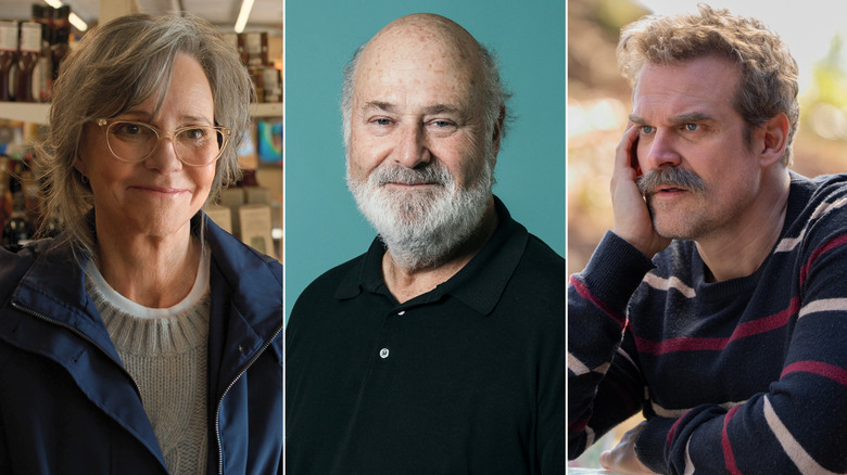 Sally Field, Rob Reiner & David Harbour