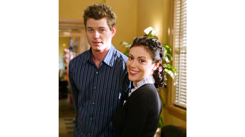 Eric Dane and Alyssa Milano on The WB's Charmed