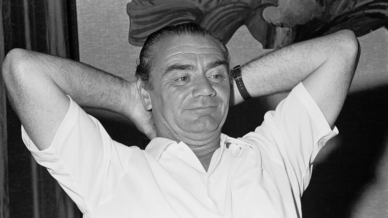 Ernest Borgnine during a Press conference on April 15, 1969 in Hamilton, Bermuda