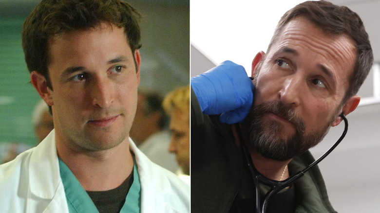 Noah Wyle as Dr. Robby on The Pitt & Dr. John Carter on ER