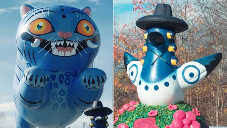 KPop Demon Hunters balloons in the 2025 Macy's Thanksgiving Day Parade