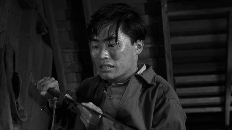 Arthur Takamori wielding a katana in "The Twilight Zone" (1959)
