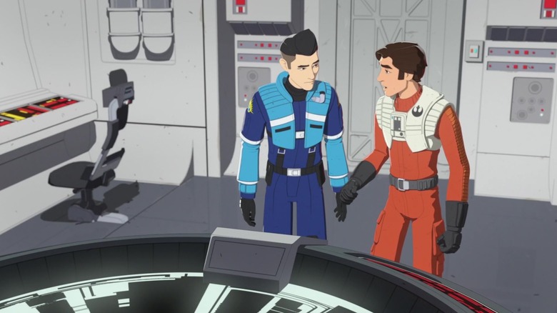 Poe Dameron recruits Kazuda Xiono in Resistance