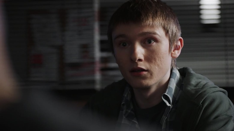 Atlas DeWinn (Tristan Spohn) is interrogated in Law & Order: Special Victims Unit