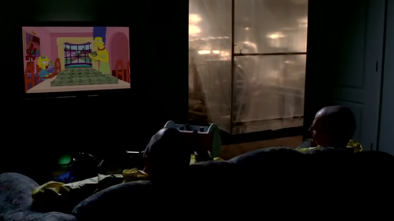 Maggie, Marge, Walter, and Jesse on The Simpsons