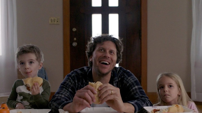Jake and the kids in "Mr. Mom"