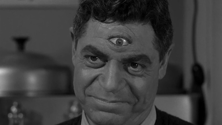 Haley (Barney Phillips) sports a third eye in The Twilight Zone