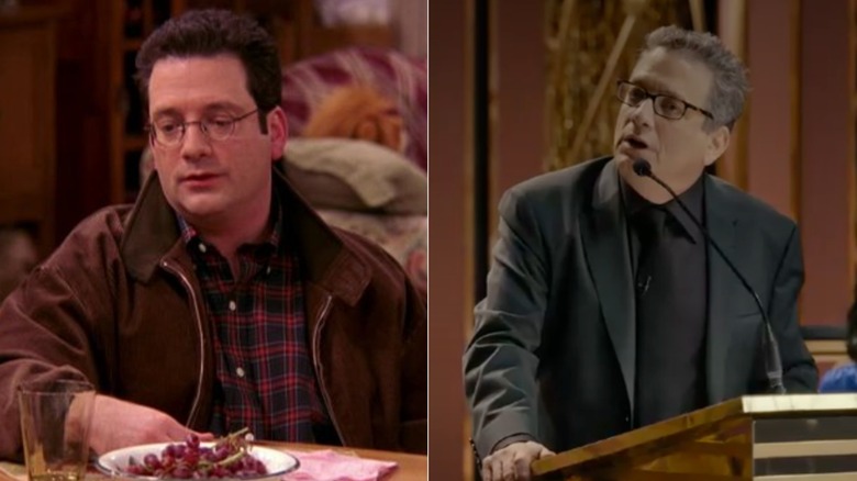 A side-by-side photo of Andy Kindler in Everybody Loves Raymond and Hacks.