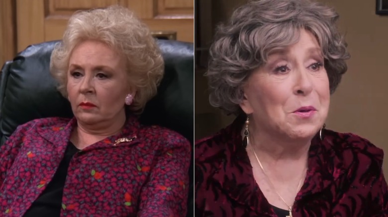 A side-by-side photo of Doris Roberts in Everybody Loves Raymond and Zizi and Honey Boy.
