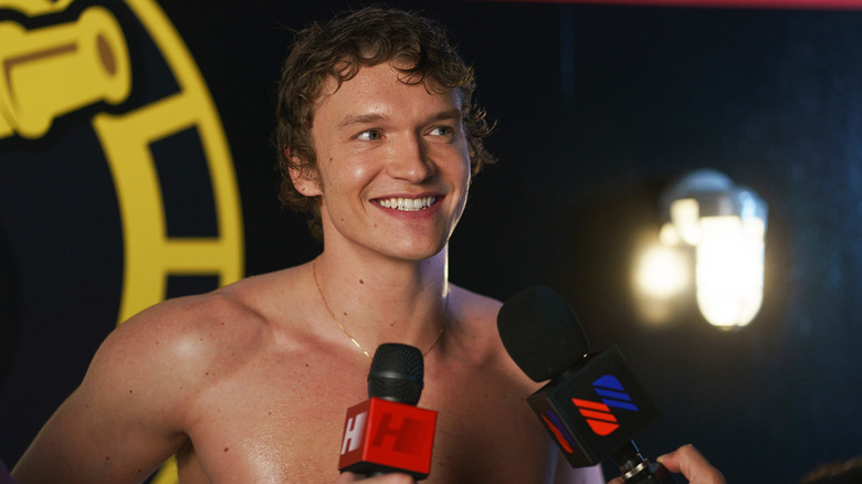 Connor Storrie as Ilya Rozanov on HBO Max's Heated Rivalry