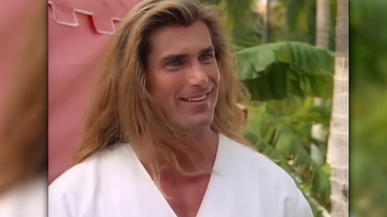 Fabio smiling during an episode of Acapulco H.E.A.T.